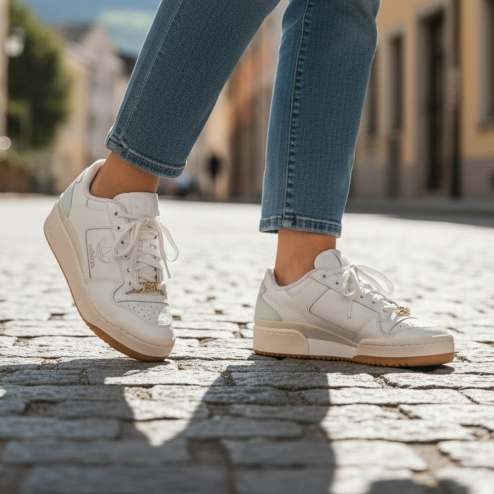 Adidas Womens White Linen Green style code HQ6959.